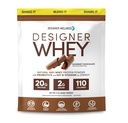 Designer Wellness, Designer Whey, Natural Whey Protein Powder mit Probiotika, Fiber und Key B-Vitamine für Energie, Glutenfrei, Gourmet Schokolade, 2 lb