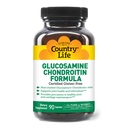 Country Life Glucosamine Chondroitin 1500mg/1200mg - Unterstützt Joint Health & Lubrication - hält gesunde Knorpel, Tendon, Joint Tissue - Glutenfrei, Non-GMO - 90 Kapseln - für Erwachsene