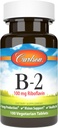 Carlson - B-2, 100 mg Riboflavin, Energieproduktion, Vision Support & Gesunde Haut, 100 vegetarische Tabletten