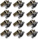 Kingrol 12 Pack Sicherheit Whistles für Erwachsene, Loud Emergency Whistles mit Lanyard für Booten, Wandern, Camping und Klettern