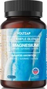 Magnesium Glycinate Triple Complex - Magnesium Citrate Magnesium Malate - Magnesium Supplement für Nerves & Energy - Magnesium 300mg Magnesium Kapseln 90 Zähler