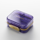 Bexeen Medizin Pille Organizer Reisen Süße Pille Container Kleine Pille Box für Geldbörse Mini Pille Fall Portable Vitamin Halter Organizer Kompakte Reisegröße Medizin Tägliche Tasche Apotheke für Supplement