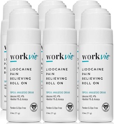 Lidocaine Roll On Pain Relief Cream - Bulk Pain Relief Cream (6)