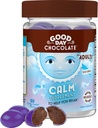 Guten Tag Schokolade Natürliche Kalk Ergänzung für Erwachsene, Mischung aus Kamille, Theanin, Magnesium, Fair Trade und Non-GMO Schokolade, 50 Stück