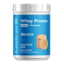 Celebrate Vitamine Rebuild Protein Pulver mit Probiotics & Prebiotics - 20g Whey Isolate Protein, High Fiber, für Post Bariatric Surgery Patienten - PB Cookie (15 Portionen)