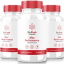 NutraRize (3 Pack) Biopeak Men Enhancement Pills, Biopeak Male Capsules, All Natural Supplement for Max Performance and Overall Health, Official Bio Peak Pastillas Bewertungen (180 Kapseln)