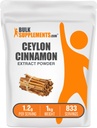 BulkSupplements.com Cinnamon Bark Extract Powder - Ceylon Cinnamon Supplement, Kräuterergänzung - Vegan & Glutenfrei, 1.2g pro Servierung, 1kg (2.2 lbs) (Pack von 1)
