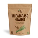 MB Kräuter Wheatgrass Pulver 8 oz (1/2 lb) | 100% rein, Non-GMO, Lab Getestet, Glutenfreies | Feines grünes Pulver für Säfte, Glatttiere & Tägliche Grüne | Vegan-Friendly