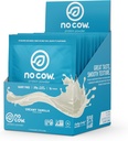 Keine Kuh Vegan Protein Pulver, Vanille, 20g Pflanzen basiertes Protein, Single Serve Packets, Dairy Free, Soy Free, Kein Zucker hinzugefügt, Keto Friendly, Glutenfrei, Natürlich gesüßt, Non GMO, Kosher, 10 Count