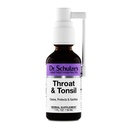 Dr. Schulze's Throat & Tonsil | Cool, Soothe & Protect | Kräuterergänzung | Vegan & Kosher | Leistungsstark und effektiv | Einfache Sprühdüse | 1 oz Flasche