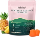 Feminine Balance Gummie, Ananas Flavor Gummie für Damen ph, für Gesundheit & Wellness - Immununterstützung - Vegan, Glutenfrei - 60 Gummie - 30 Tage Versorgung
