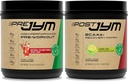 JYM Préentraînement, post entraînement, et BCAA Muscle Building Suppléments ensemble avec pré JYM poudre, post JYM matrice active, 30 portions Chaque