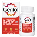 Geritol, Multivitamin-Ergänzung, Enthält B-Vitamine, Antioxidantien, Vitamine C, E & D und Eisen, 26 essentielle Vitamine und Mineralstoffe, Glutenfrei, Non-GMO, keine künstlichen Süßungsmittel, 100 Tabletten