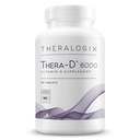 Theralogix Thera-D 6000 Vitamin D Supplement - 6.000 IU (150 mcg) Vitamin D3 Tabletten - 90-Day Supply - Immununterstützungsergänzung für Damen und Herren - Aids Knochen und Herzgesundheit - NSF zertifiziert - 90 Tabletten