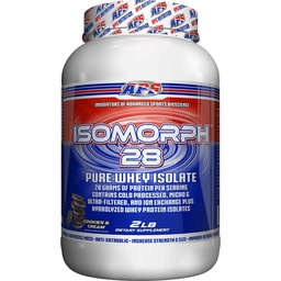 APS Nutrition IsoMorph 28 Protein Powder | Pure Whey Isolate | Kalt gepresst, Ultra-gefiltert, & Ionenaustausch Isoliert | 28g Protein | 2 Pfund (Cookies & Cream)