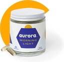 Morgenlicht, All-Natur-Blasen-Booster, Immun-Booster und Energie-Ergänzung, mit Ashwagandha, Heilige Basilikum, Maca Root und Vitamin B Complex, 60 Kapseln - Aurora