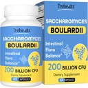 Saccharomyces Boulardii Probiotics 200 Billion CFUs, Klinisch-Studied Probiotic for Women & Men Yeast for Intestinal, Gut, Immune & Digestive Health, Acid Resistant & Shelf-Stable, 60 Tage Versorgung
