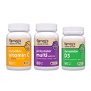 Renzo's Vitamine Immunität Builder Bundle - Vitamin C mit Elderberry & Zink für Immununterstützung, Picky Eater Kids Multivitamin, und Vitamin D3