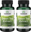 Estratto di tè verde Swanson 500 mg 60 capsule (2 pacchetto)