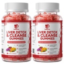 2 Pack Lukaree Liver Cleanse Detox & Repair Gummis | Sugar-Free Milk Thistle Supplement w/Artichok & L-Glutathione - Ultra-Concentrated Herbal Liver Unterstützung für Männer und Frauen -Vegan,60 Count