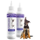 Smiling Paws Haustiere Medicated Tris Flush Dog Ear Cleaner Lösung und Infektionsbehandlung für Hunde und Katzen Ohrspülung für Hunde Ohr Reiniger für Hunde & Katzen - Cat & Dog Ear Wash Enthält Ketoconazole 12oz