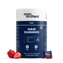 Man Matters Biotin Hair Gummy für gesundes Haar | Kein Zucker Hinzugefügt | Biotin Gummis mit Haar Vitamine | Vitamin A, Vitamin C, Vitamin E & Zink | 60 Gummi
