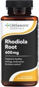 LifeSeasons Essentials Rhodiola Root - Unterstützt gesunde Stressreaktion, natürliche Schlafzyklen, Gehirngesundheit &amp; mehr - natürliche Kalorienunterstützung - 600 mg pro 2 Kapseln - 30 Tage Versorgung