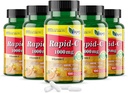 Amerika Medic & Science Rapid-C 1000mg Vitamin C Supplement (5 Packung mit 100 Tabletten) Energie-Booster, Tägliche Immunsystem-Unterstützung, Antioxidans | Vegan, Non-GMO beschichtete Ascorbinsäure für Erwachsene Männer & Frauen