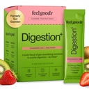Feel Goods Gut Guardian, Organic Fiber, Probiotic & Prebiotic Powder, Sugar Free, Kräuter für Bloat, Gut Health Support, Verdauungsgesundheit für Männer und Frauen, Non GMO, Vegan, Erdbeer Kiwi, 15 Count