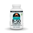 Source Naturals B-50 Complex, Supports Energy Production* - 50 mg - 250 Tablets
