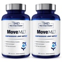 1MD Nutrition MoveMD - Joint Health Supplement - Arzt Formuliert | mit Collagen, Astaxanthin und mehr | 30 Kapseln (2-Pack)