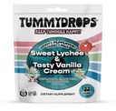 Tummydrops Groovy Peppermint Pack (Mix von Lychee & Tasty Vanille Cream). Glutenfrei, Vegan, & Hergestellt mit organischen Zutaten, 33 Individuell Wrapped Assorted Peppermint Lozenges in einer wiederverschließbaren Tasche.