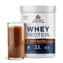 Ancient Nutrition Grass Fed Whey Protein, Milk Chocolate, 23g Protein, 20 Servierungen, hydrolysierte Collagen Peptide, Bio Regenerative A2/A2 Milchprotein