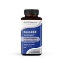 Rest-ZZZ Extra Strength - Sleep Support Supplement - Fall Asleep & Stay Asleep - Beruhigt Nervous System - Natürliche Muskelspannung & Restlessness - Low Dose Melatonin GABA & Kamille - 60 Kapseln