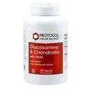 Protocole Glucosamine & Chondroïtine avec MSM - Soutien conjoint* - Supplément Chondroïtine MSM - Non-OGM & Sans produits laitiers - 180 bouchons