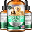 Kennel Hustenbehandlung für Hunde & Katzen - Made in USA - Hunde Allergy & Cat Asthma Relief - Mullen Blatt & Elderberry Blend - Dry, Wet & Barky Husten Relief für Hunde & Katzen - Alle Rassen & Größen - 2 Fl Oz