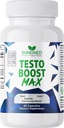 Testo Boost Max - Natürliche Stamina Booster für Männer – Fortified Natural Energy, Stamina und Stärke Booster