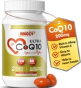 CoQ10 200mg Softgels – High Absorption Coenzym Q10 für Herzgesundheit, Zelluläre Energie & Antioxidans Unterstützung – 60 Softgels