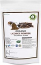 Polvere di liquirizia organica essenziale di R V 100gm/ 3.53oz/ 0.22lb Polvere di radice di liquirizia di Glycyrrhiza Glabra polvere di liquirizia della radice della liquirizia della polvere di Mulethi polvere di Yastimadu Polvere di liquirizia di Yastimadu USDA supplemento certificato organico in sacchetto di chiusura a zip