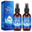 Reines Magnesiumöl Spray,Topisches Magnesiumöl Spray-Made mit konzentriertem reinem Magnesiumchloridöl 4 fl oz