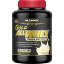 ALLMAX Nutrition Gold ALLWHEY, Französisch Vanille - 5 lb - 24 Gramm Protein Per Scoop - Glutenfrei, Low Carb & Low Sugar - ca. 71 Servietten