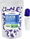 XPRS Nutra Größe 2 Leere Kapseln - 500 Graf Leere Gelatine Kapseln - Pillen DIY Kapsel Füllung - Pure Bovine Pill Gel Kapseln für Do-It-Yourself Ergänzungen (Purple/White)
