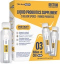 Rectum Soil-Based Probiotic Liquid Support Gut Health*: Stomach Relief, Wirkung auf Bloating,Immune & Support Long Lasting Digestive Health,tägliches Getränk für Erwachsene/Kids, 20 Fläschchen (3 Milliarden CFUs/vial)