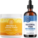 Vimergy Micro C Immunleistung (250 g) und Restful You* Liquid Melatonin (115 mL) - Bundle