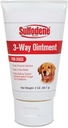 Sulfodene Hund Wound Care 3-Way Salbe, lindert Schmerzen & Prävention Infektion für Hunde Schnitte, Schränke, Biss und Verletzungen, 2 Unze