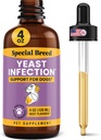Hefe-Infektion Behandlung für Hunde - 4 Unzen - beruhigende Itch Relief, Ohr Infektion Behandlung, Reduziert Irritation & Entzündung, 4 Unzen