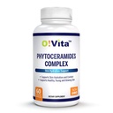 Phytoceramide Komplex, Hautreparatur und Verjüngung, Anti-Aging-Unterstützung, pflanzenverminderte Ceramide, mit Vitaminen C, B-6 und B-12, 2-Monat-Versorgung (60 Non-GMO Liquid Capsules)
