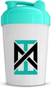 MIXT Energy Shaker Bottle, 16 Unzen. Shaker Bottle, BPA Free & Lid Mischtechnik (16 oz, Teal)