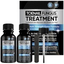 Toenail Pilzbehandlung extra Stärke 2pcs x 30ml, Pilz Nagelbehandlung, Nagelpilzbehandlung für Nagel, Zehennagel Pilzbehandlung extra Stärke für beschädigte und verfärbende Nägel.