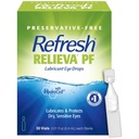 Refresh Relieva PF Lubricant Augentropfen für trockene Augen, Konservierungsfrei, 0,01 Fl Oz Single-Use Behälter, 30 Zähler